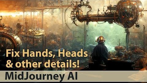MidJourney – A fix for hands, heads, and any other details you are trying to get in your AI artwork.