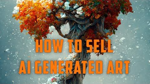 How to sell AI generated art.