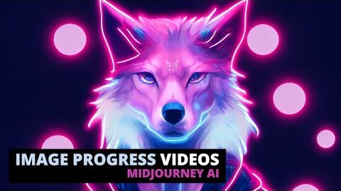 How to EXPORT progress VIDEO of your MidJourney AI images:: –video