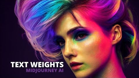 How to use Text Weights:: MidJourney AI commands [AI Art Tutorial]