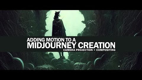 Adding Motion to a Midjourney Creation: Projection Mapping and Compositing