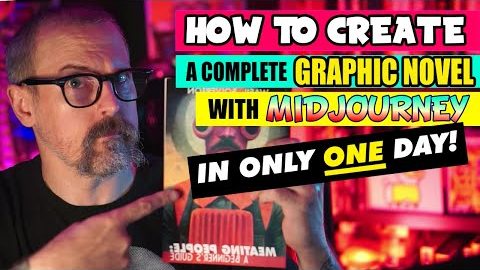 MIDJOURNEY – How To Create a Complete Graphic Novel in ONE Day