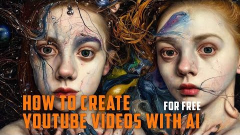 How to create YouTube videos with AI from single sentence, for FREE